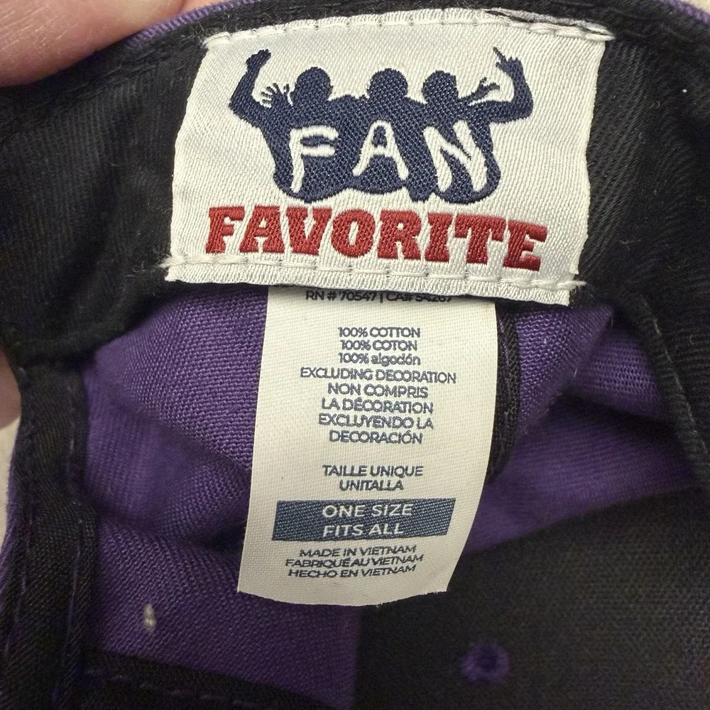 Clemson Tigers Purple Fan Favorite Officially Licensed Product Strap‎ Back Hat